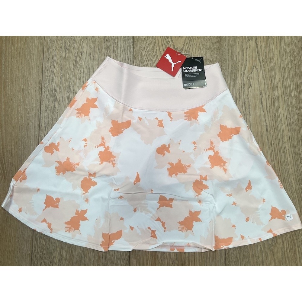 Puma Women's PWRSHAPE Floral Skirt Rosewater Size S/L  -New